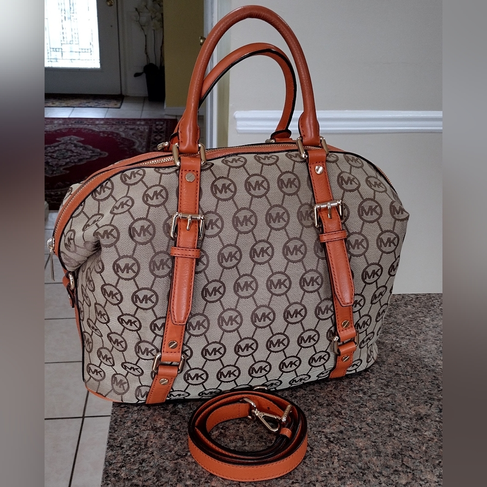 Michael Kors  Logo Canvas Bag